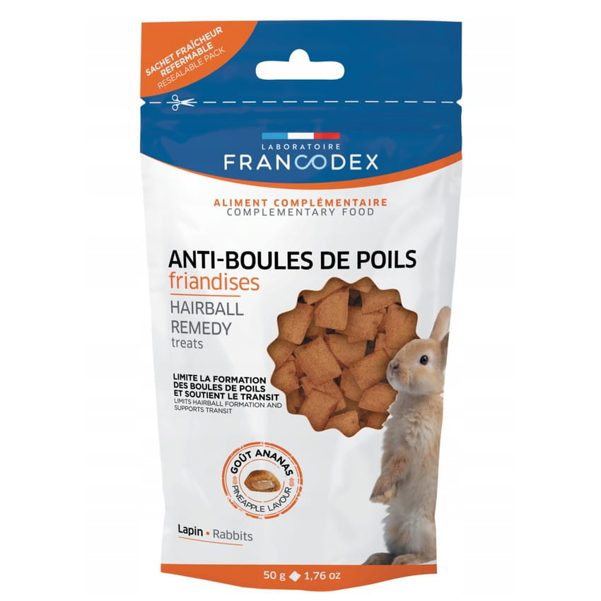 FRANCODEX Przysmaki na zakłaczenie królik 50g.jpg